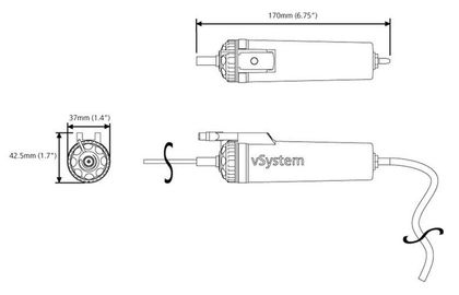 Scottoiler vSystem Kettenöler Universal Edition + Biologisch abbaubares grünes Schmiermittel Kettenfett Universell