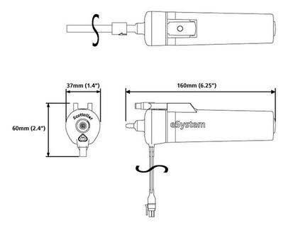 Scottoiler eSystem 3.1 Kettenöler + biologisch abbaubares grünes Schmiermittel Kettenfett Universell