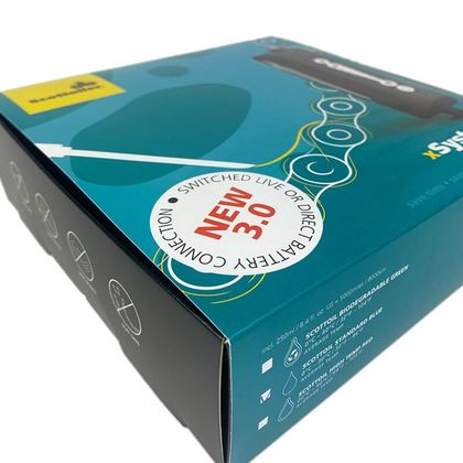 Scottoiler Xsystem 3.0 + 250 ml Öl High-Temp Rot Kettenfett Universell