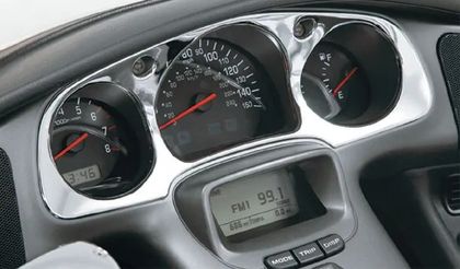 Enjoliveur de compteur et compte tour Show Chrome Accent