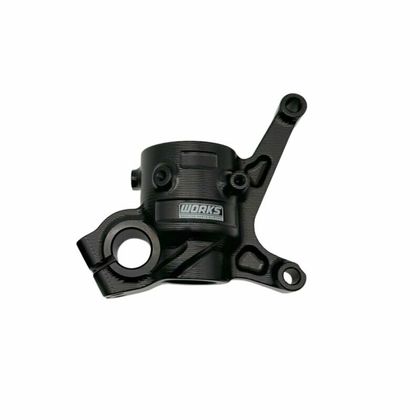 Support axe de fourche Showa Support axe gauche WORKS CNC - noir