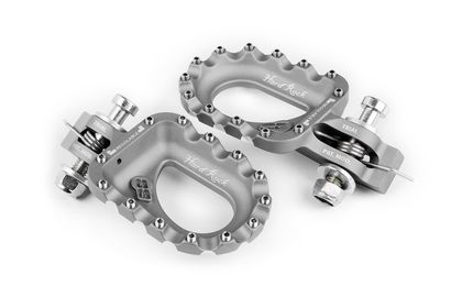 Repose-pieds S3 Hard Rock aluminium argent
