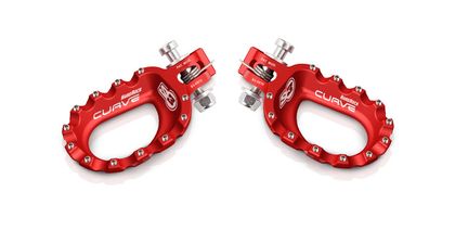 Repose-pieds S3 Curve aluminium rouge Ref : SPART00107A / 1081787002 