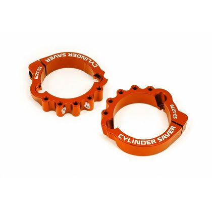 S3 Auspuffflanschschutz orange Auspuffschutz