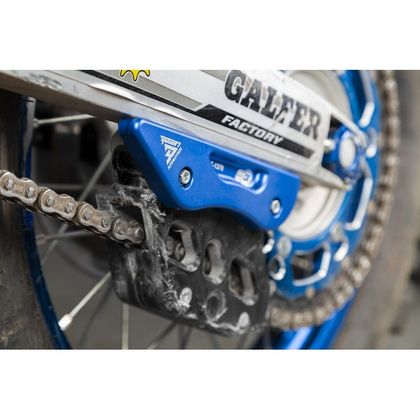 Protection Bras Oscillant S3 et guide-chaîne bleu