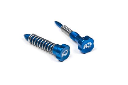 Carburateur S3 Vis de réglage ralenti + air + ressorts bleu Universel