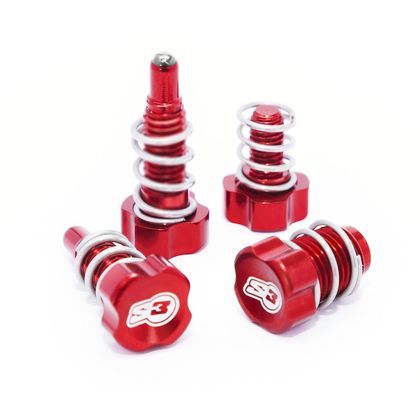 Molette de réglage levier S3 Vis rouge Braktec/ Universel