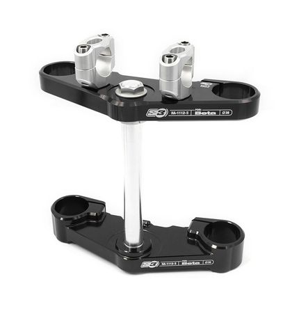 Tés de fourche S3 complet Ø39mm noir