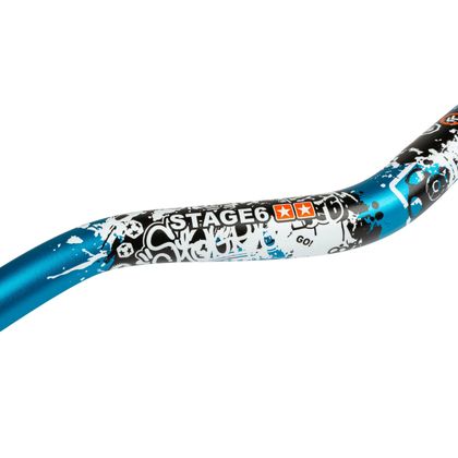 Stage 6 50 A CROSS-ALU FATBAR DESIGN DIAM 28,6mm BLAU Lenker Universell