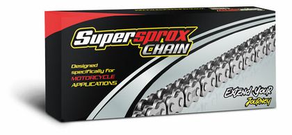 Chaîne SuperProx 420H Acier x 140 mail - Chaine Supersprox 420H (Acier) x 140 mail. Universel