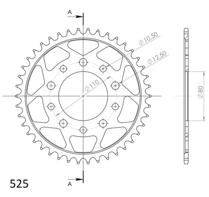 SuperProx RFE - Black 41 teeth Sprocket
