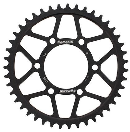 SuperProx Court RFE - 1489 44 - BLK 50 - 29018 44 16610 - 44 - Black 44 teeth Sprocket Ref : SUP00187A / CG61044 