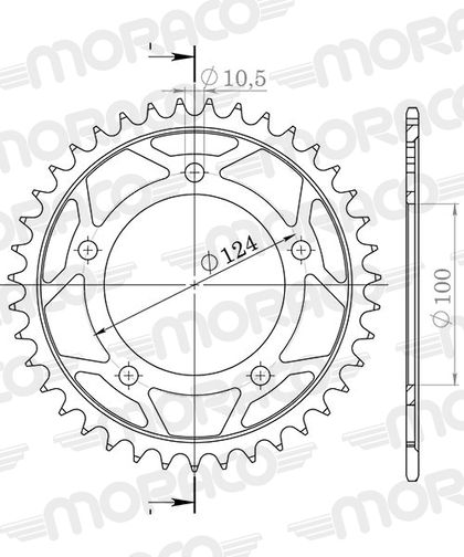 SuperProx Gold 36 teeth Sprocket