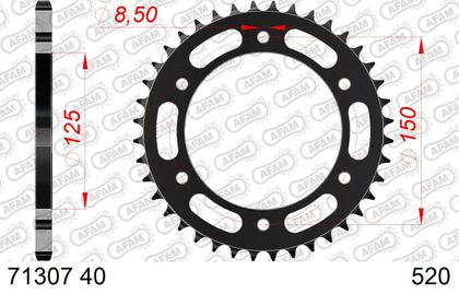 SuperProx 520 71307 - 40 - 40 teeth Sprocket