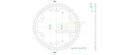 SuperProx 50 teeth Sprocket Ref : SUP00265A / CT61150 