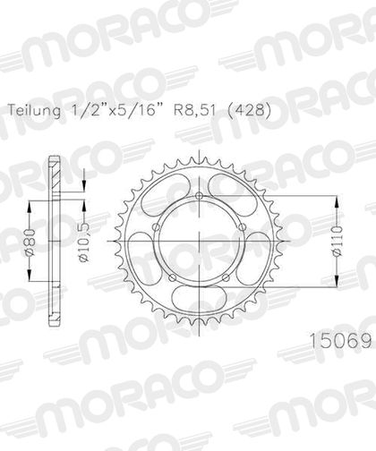 SuperProx 42 teeth Sprocket