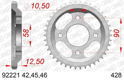 SuperProx 50 - 15106 42 - 42 Zähne Getriebe