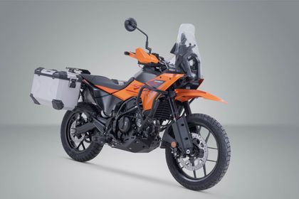 Valise SW-MOTECH Kit complet TRAX ADV (45/45 L) - Argent