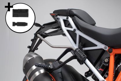SW-MOTECH Compleet pakket - PRO BLAZE H - Met steun - Zwart Jaspis Zadeltassen