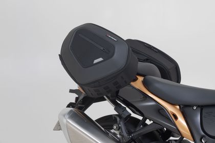 SW-MOTECH Compleet pakket - PRO BLAZE H - Met steun - Zwart Zadeltassen