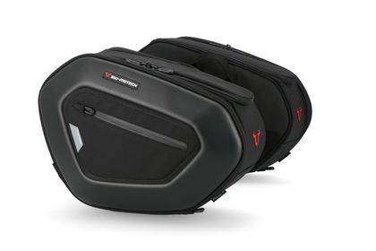 Sacoches cavalières SW-MOTECH Kit complet - PRO BLAZE H - Avec support - Noir Ref : SWM00086A / BC.HTA.06.740.37200 