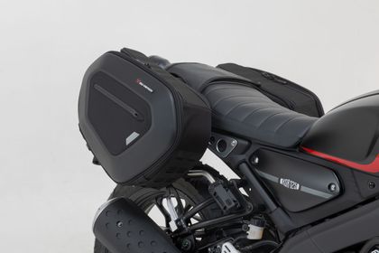 Sacoches cavalières SW-MOTECH Kit complet - PRO BLAZE H - Avec support - Noir