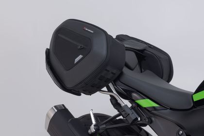 Sacoches cavalières SW-MOTECH Kit complet - PRO BLAZE H - Avec support - Noir