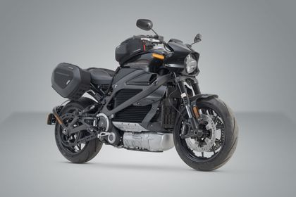 Sacoches cavalières SW-MOTECH Kit complet - PRO BLAZE H - Avec support - Noir