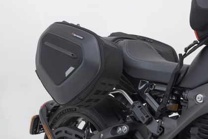 Sacoches cavalières SW-MOTECH Kit complet - PRO BLAZE H - Avec support - Noir