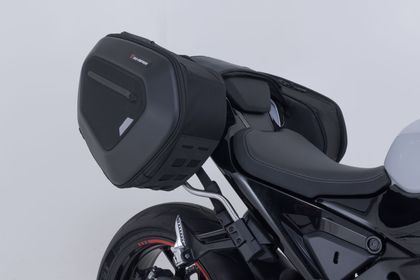 Sacoches cavalières SW-MOTECH Kit complet - PRO BLAZE H - Avec support - Noir
