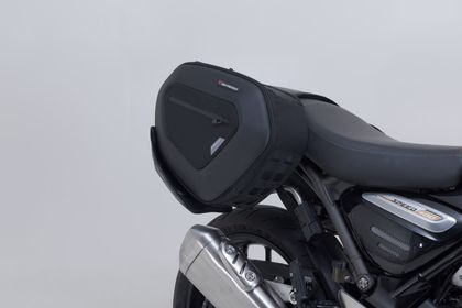 Sacoches cavalières SW-MOTECH Kit complet - PRO BLAZE H - Avec support - Noir