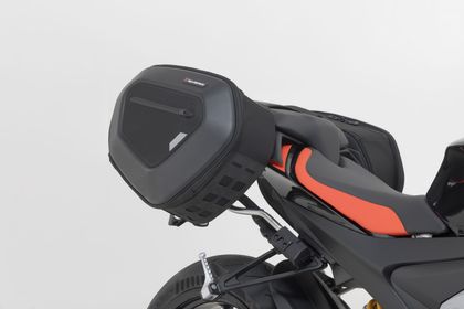 Sacoches cavalières SW-MOTECH Kit complet - PRO BLAZE H - Avec support - Noir