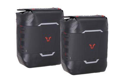 Sacoches cavalières SW-MOTECH Kit complet - WP V-LOC (16/16 L) - Avec support Ref : SWM00191A / BC.SYS.06.089.32000 