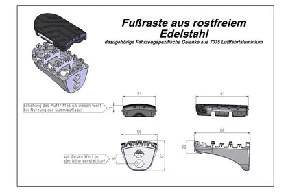 Repose-pieds SW-MOTECH ION