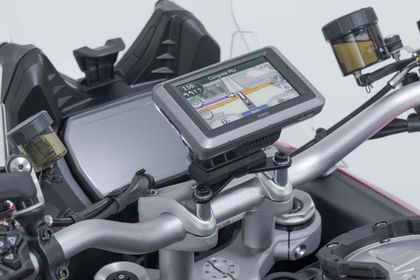 SW-MOTECH For Handlebar - Black GPS holder