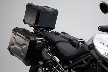 SW-MOTECH TRAX ADV - Mit Halterung - Grau Topcase