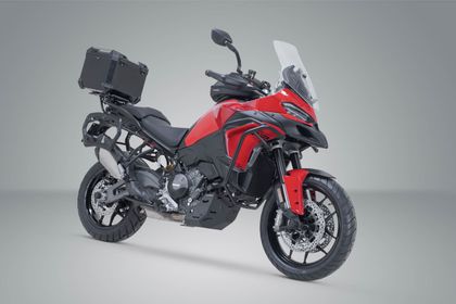 SW-MOTECH TRAX ADV - Met steun - Zwart Topkoffer