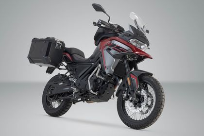 SW-MOTECH Compleet TRAX ADV Kit (37/45 L) - Zwart Zijkoffer
