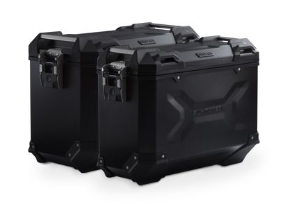 SW-MOTECH Compleet TRAX ADV Kit (45/37 L) - Zwart Zijkoffer Ref: SWM00747A / KFT.02.072.70000/B 