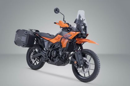 SW-MOTECH Compleet DUSC Kit (41/41 L) - met steun - Zwart Zijkoffer