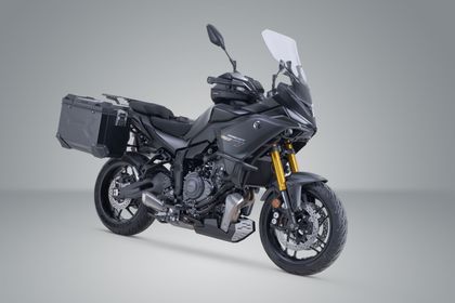 SW-MOTECH Compleet TRAX ADV Kit (45/45 L) - Zwart Zijkoffer