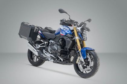SW-MOTECH Compleet TRAX ADV Kit (37/37 L) - Zwart Zijkoffer