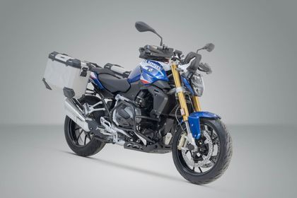 SW-MOTECH Compleet TRAX ADV Kit (37/37 L) - Zilver Zijkoffer