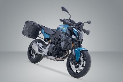 SW-MOTECH Compleet DUSC Kit (33/33 L) - met steun - Zwart Zijkoffer