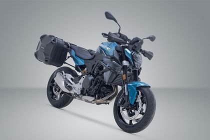 SW-MOTECH Compleet DUSC Kit (41/41 L) - met steun - Zwart Zijkoffer