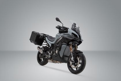 SW-MOTECH Compleet TRAX ADV Kit (45/45 L) - Zwart Zijkoffer