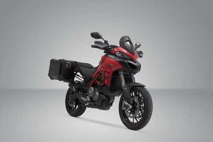 SW-MOTECH Compleet TRAX ADV Kit (45/45 L) - Zwart Zijkoffer