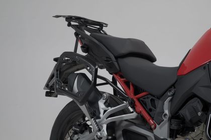 SW-MOTECH Compleet DUSC Kit (33/33 L) - met steun - Zwart Zijkoffer