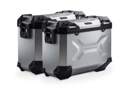 SW-MOTECH Compleet TRAX ADV Kit (37/37 L) - Zilver Zijkoffer Ref: SWM00890A / KFT.22.822.70002/S 