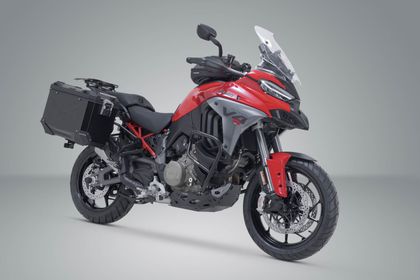 SW-MOTECH Compleet TRAX ADV Kit (45/45 L) - Zwart Zijkoffer